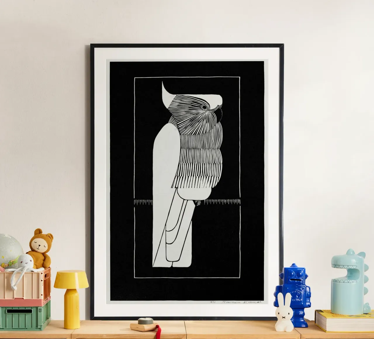 Samuel Jessurun de Mesquita - Cacatua dalla cresta sulfurea poster da Old Masters