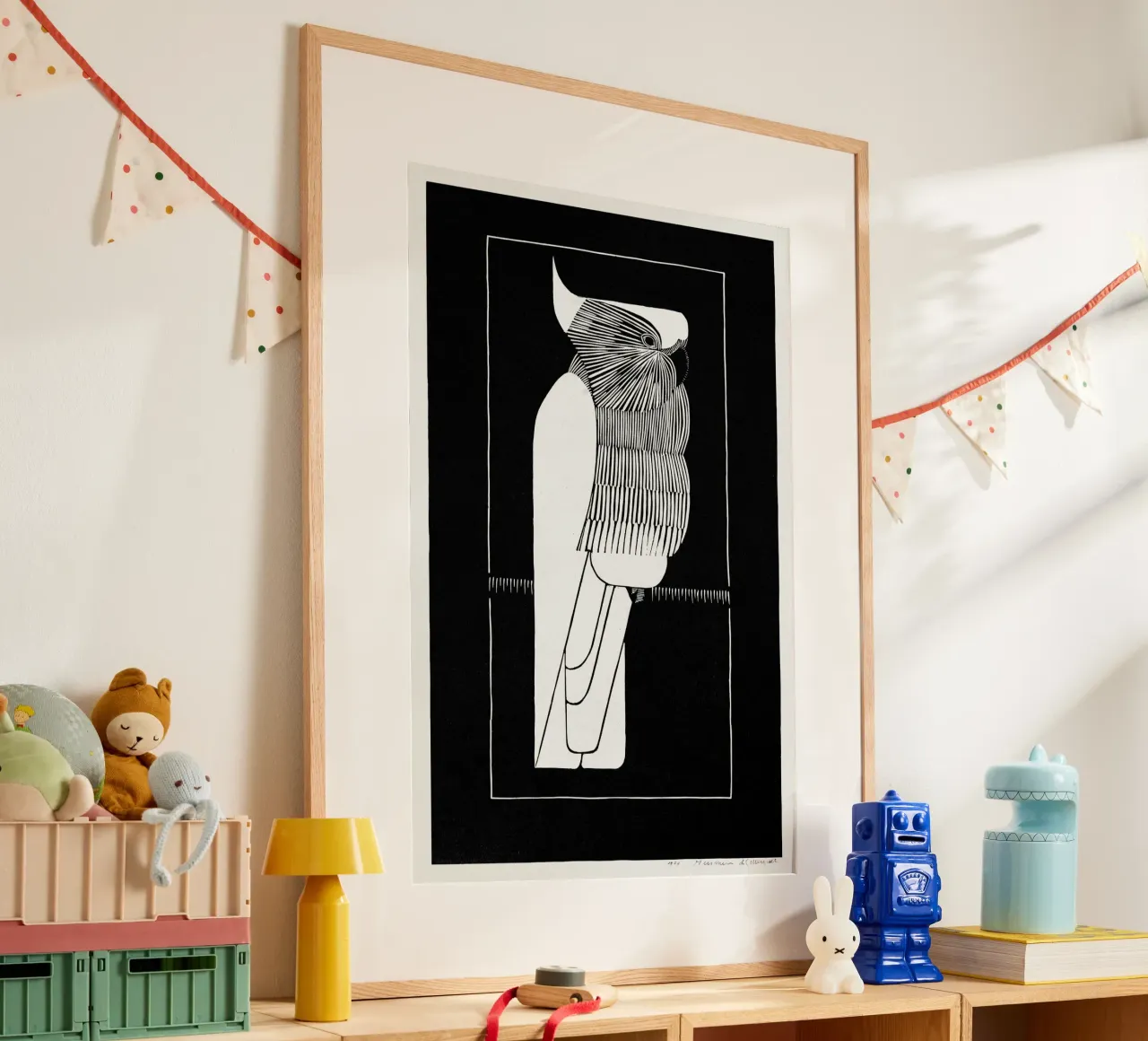Samuel Jessurun de Mesquita - Cacatua dalla cresta sulfurea poster da Old Masters