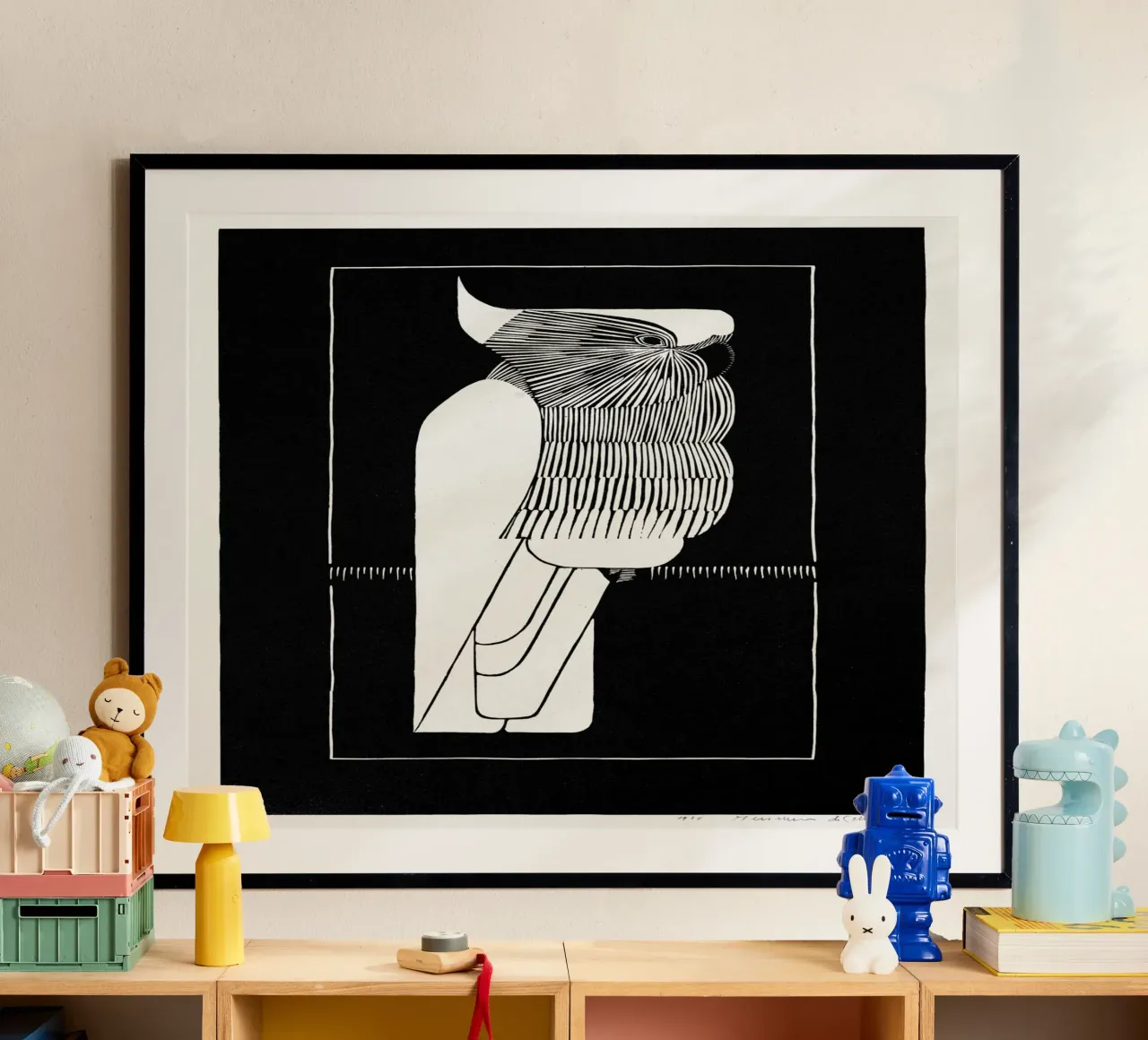 Samuel Jessurun de Mesquita - Cacatua dalla cresta sulfurea poster da Old Masters