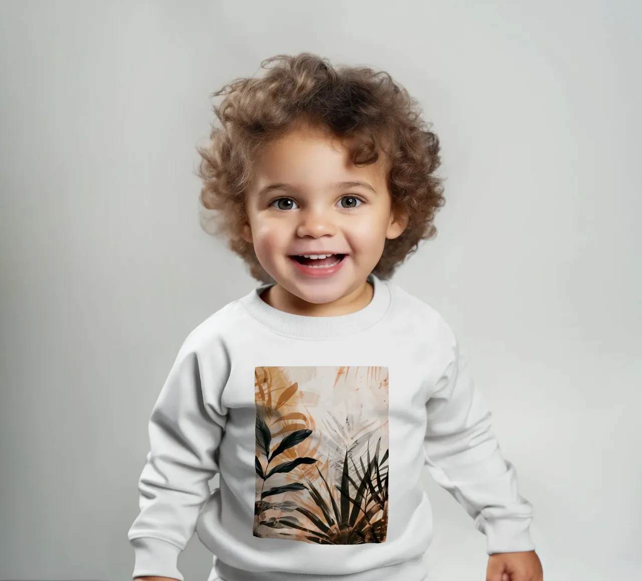 Leaves Boho B felpa neonato da Mateo
