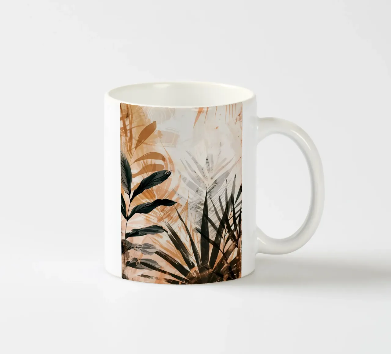 Leaves Boho B tazza in ceramica da Mateo