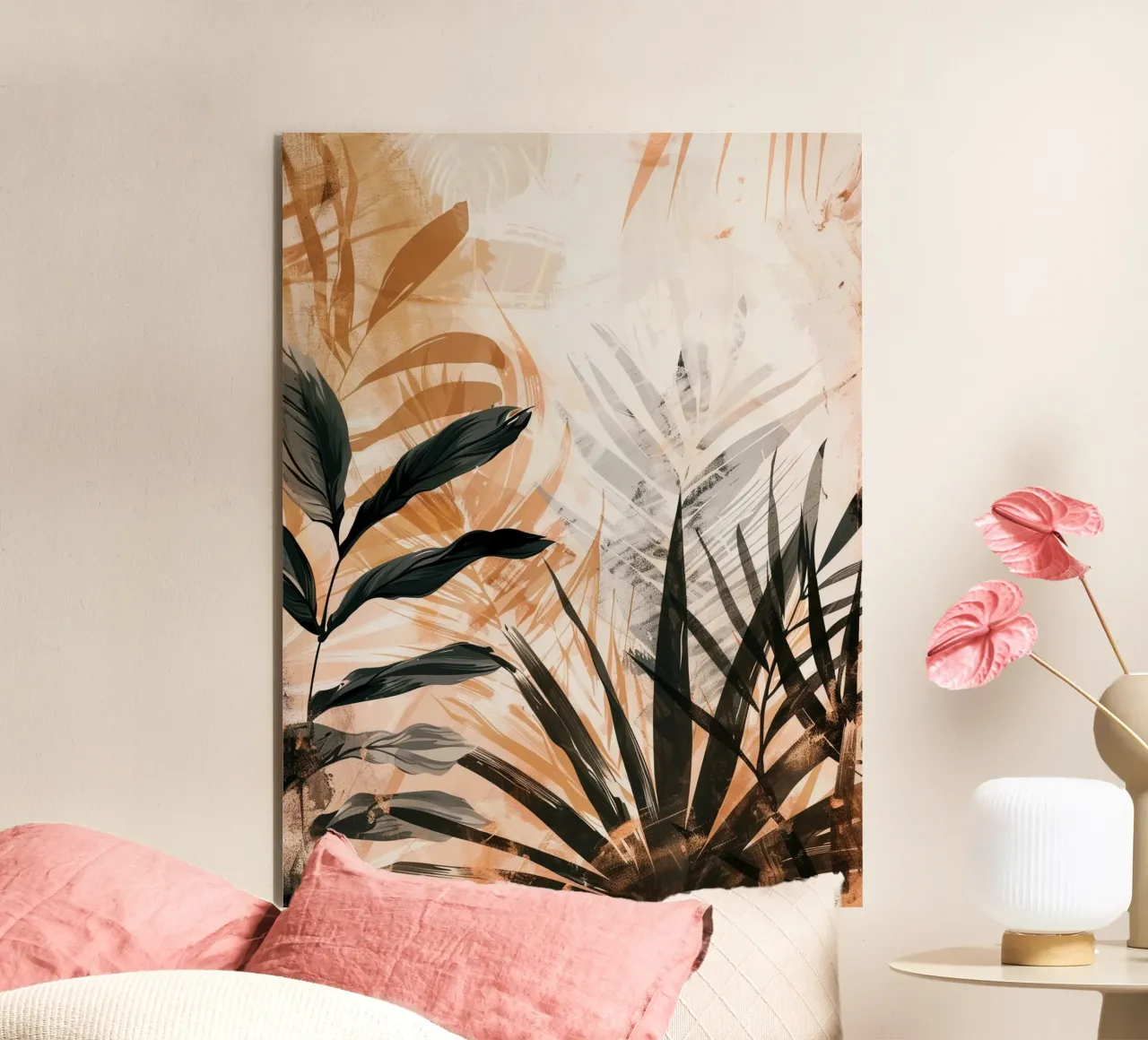 Leaves Boho B alluminio dibond da Mateo