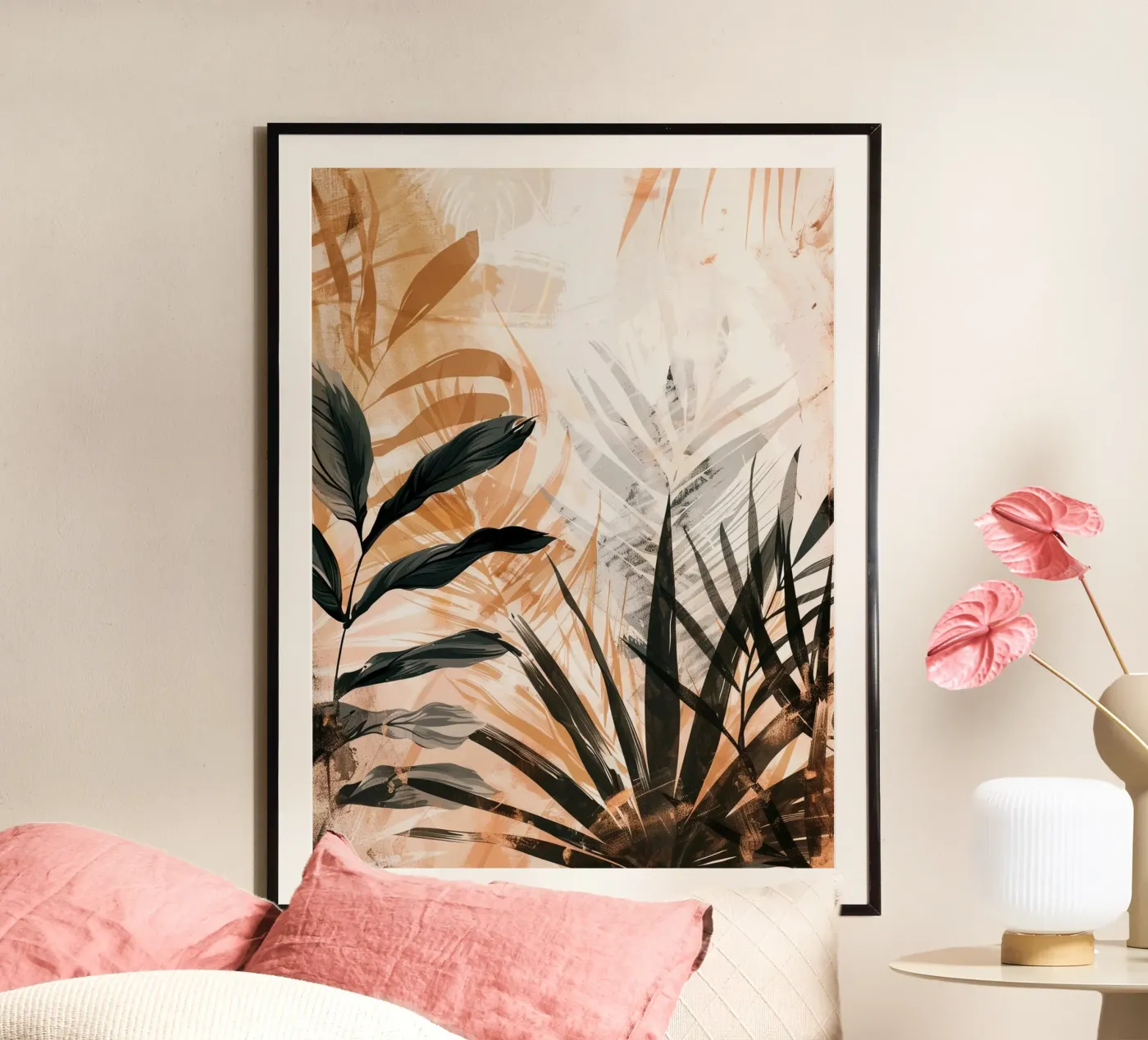 Leaves Boho B poster da Mateo
