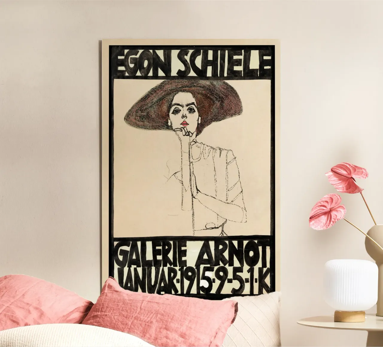 Egon Schiele - Mostra - Ritratto di donna pannello forex da Old Masters