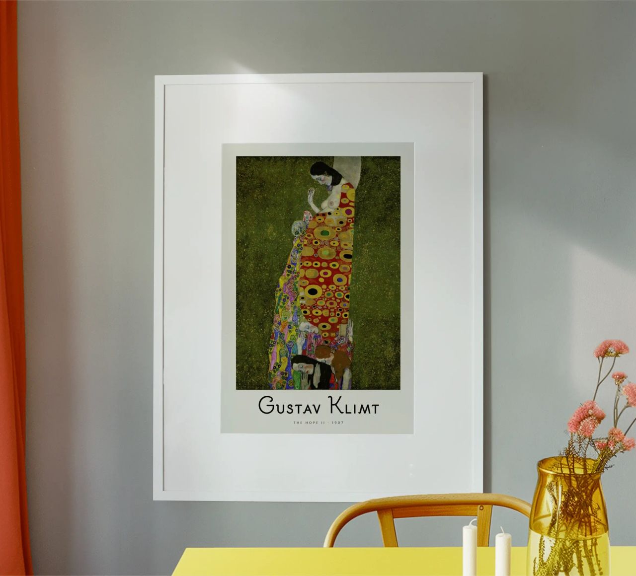 Klimt - The Hope II Poster von ARTOTHEK