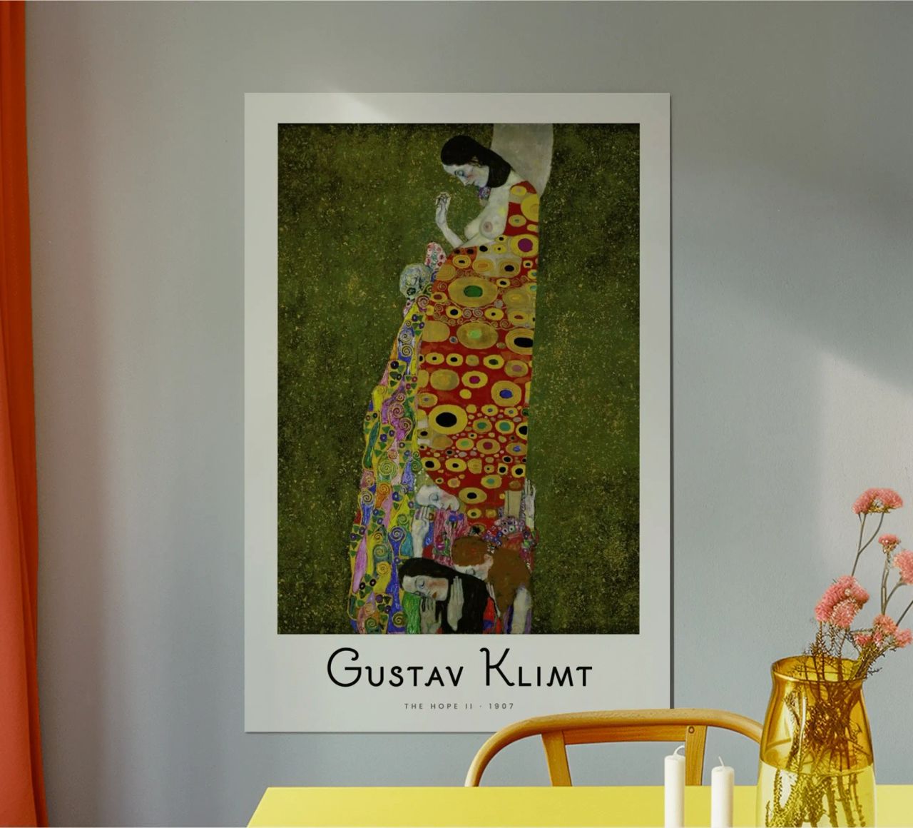 Klimt - The Hope II Poster von ARTOTHEK