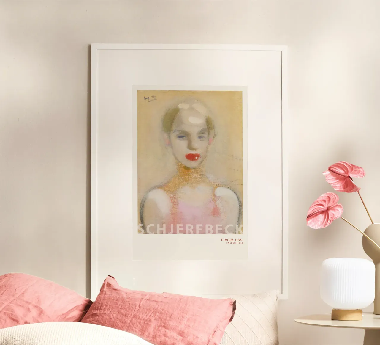 Helene Schjerfbeck - Ragazza del circo poster da Old Masters