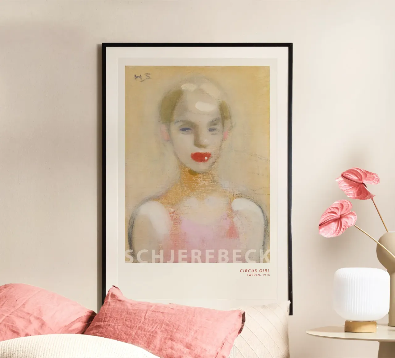 Helene Schjerfbeck - Ragazza del circo poster da Old Masters