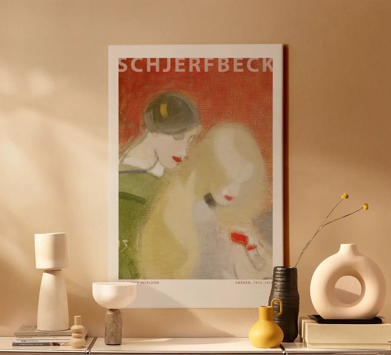 Helene Schjerfbeck - Helene Schjerfbeck tela con Cornice a cassetta da Old Masters