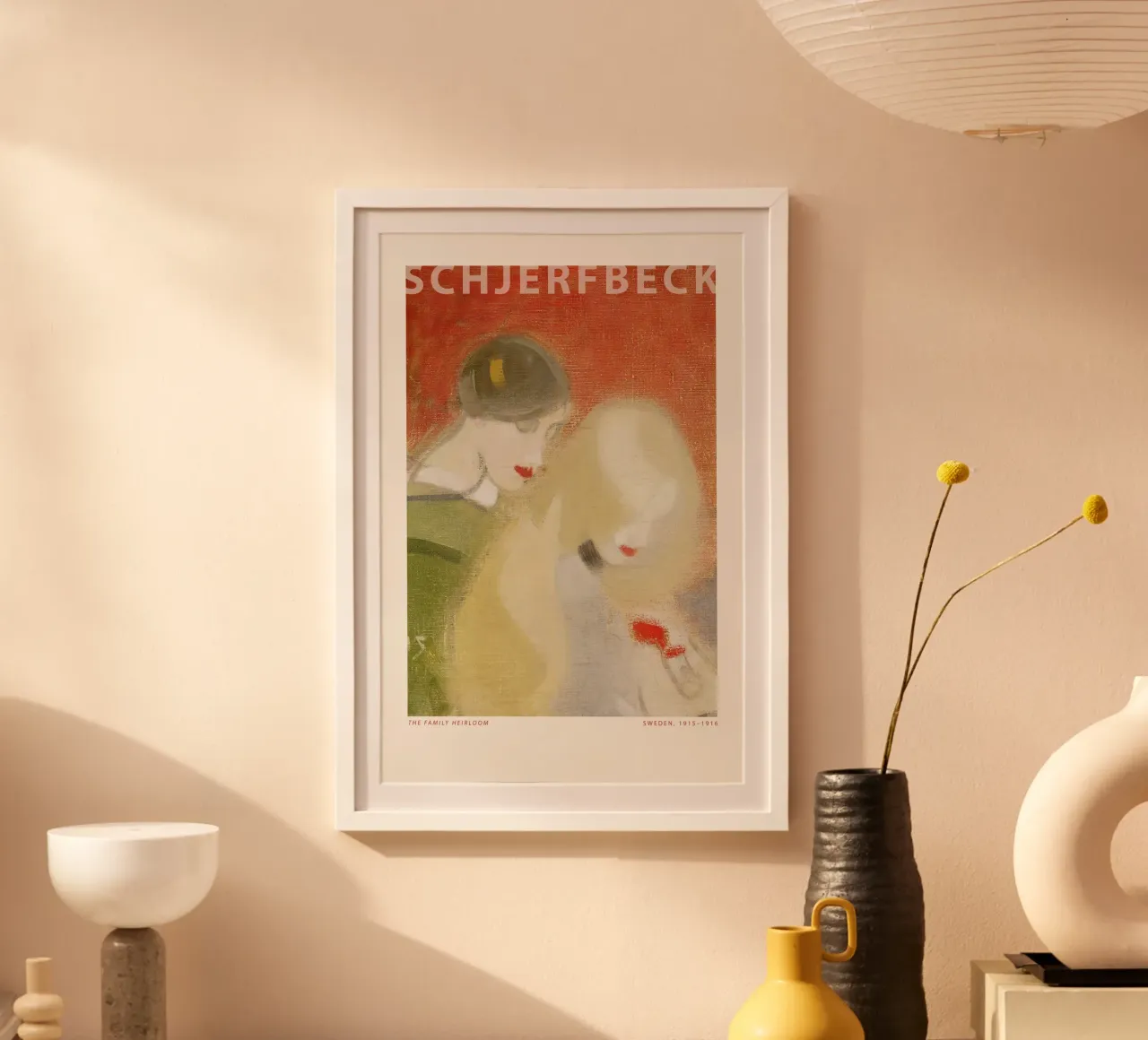 Helene Schjerfbeck - Helene Schjerfbeck poster con marco de plástico de Old Masters