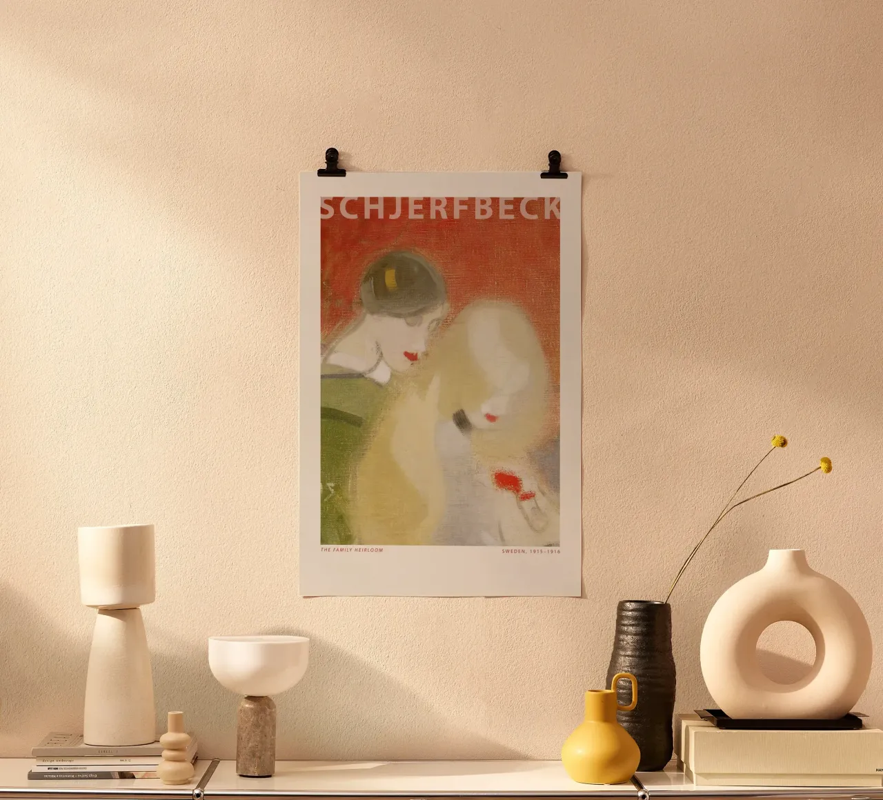 Helene Schjerfbeck - Helene Schjerfbeck poster con marco de plástico de Old Masters