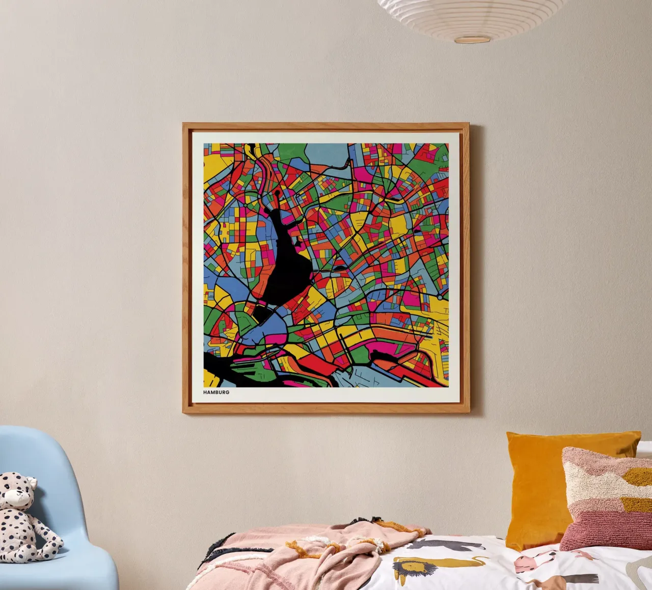 Hamburg pannello forex da The Cartography Collection
