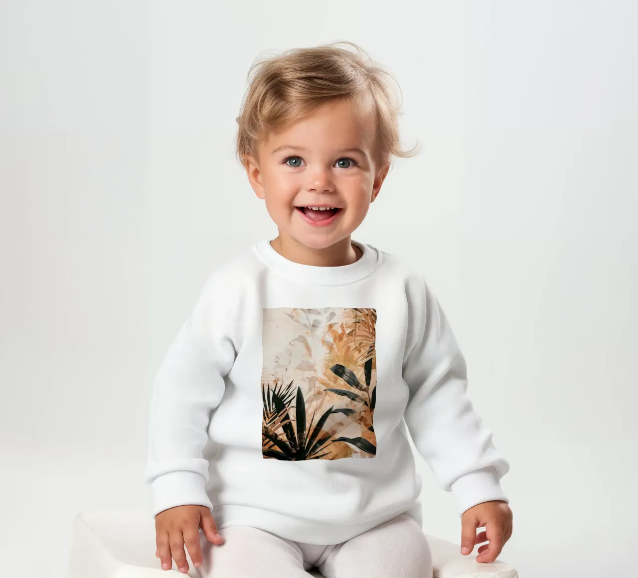 Leaves Boho C felpa neonato da Mateo