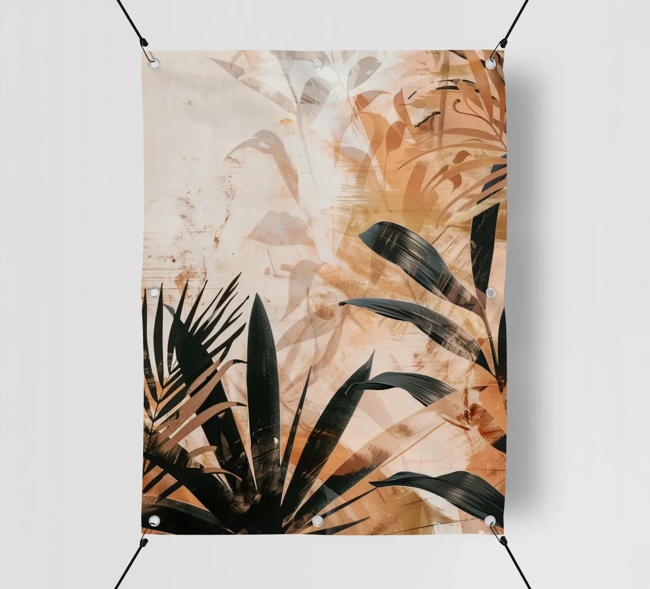 Leaves Boho C telo in pvc da Mateo