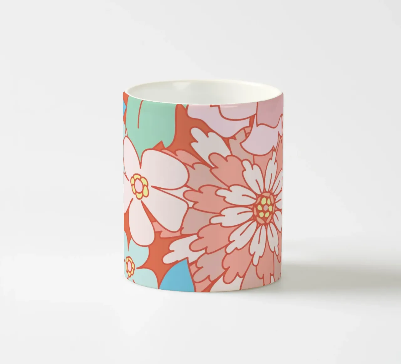 Fiori audaci tazza in ceramica da Nikitajariwala