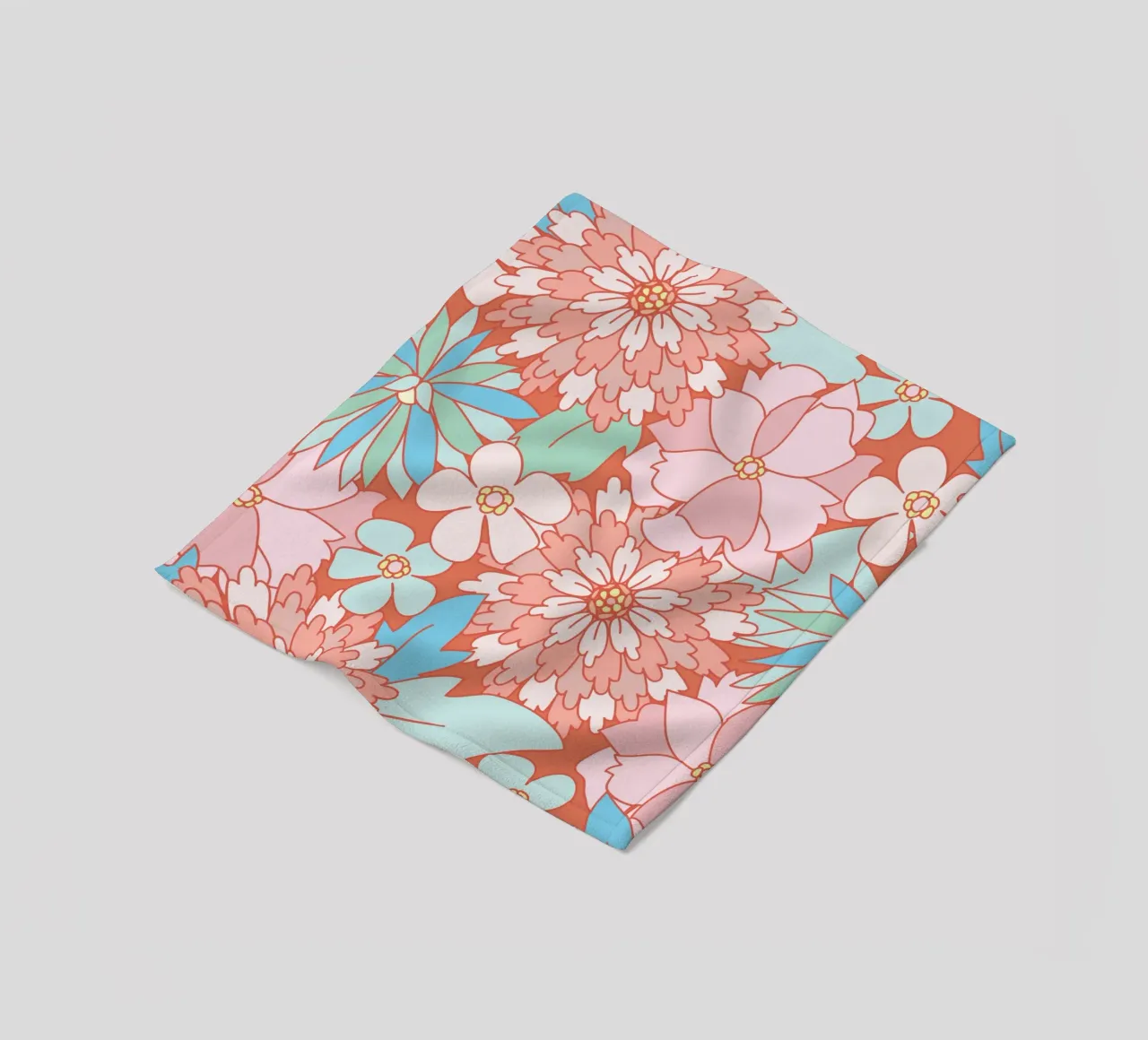 Fiori audaci coperta in pile da Nikitajariwala