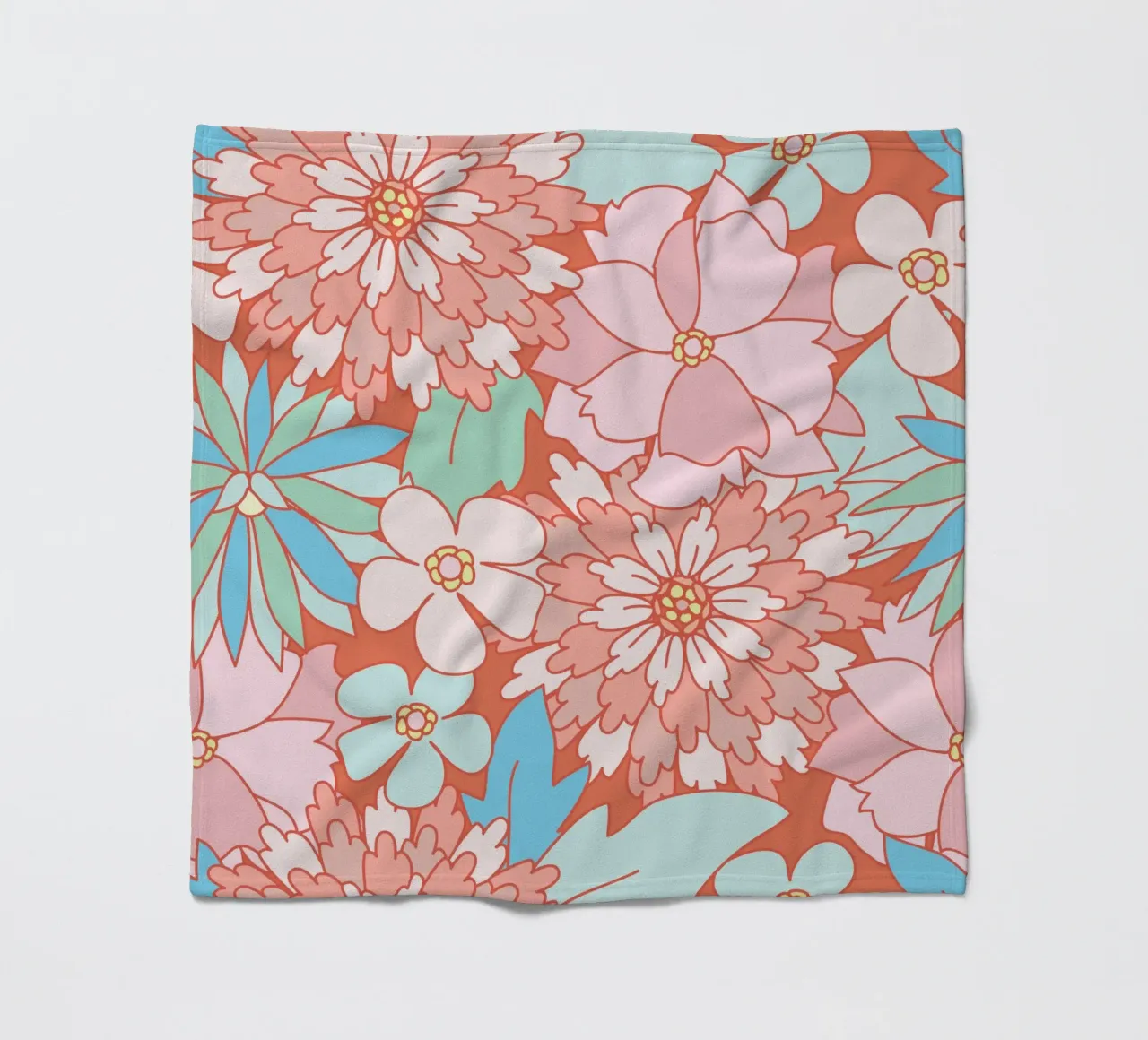 Fiori audaci coperta in pile da Nikitajariwala