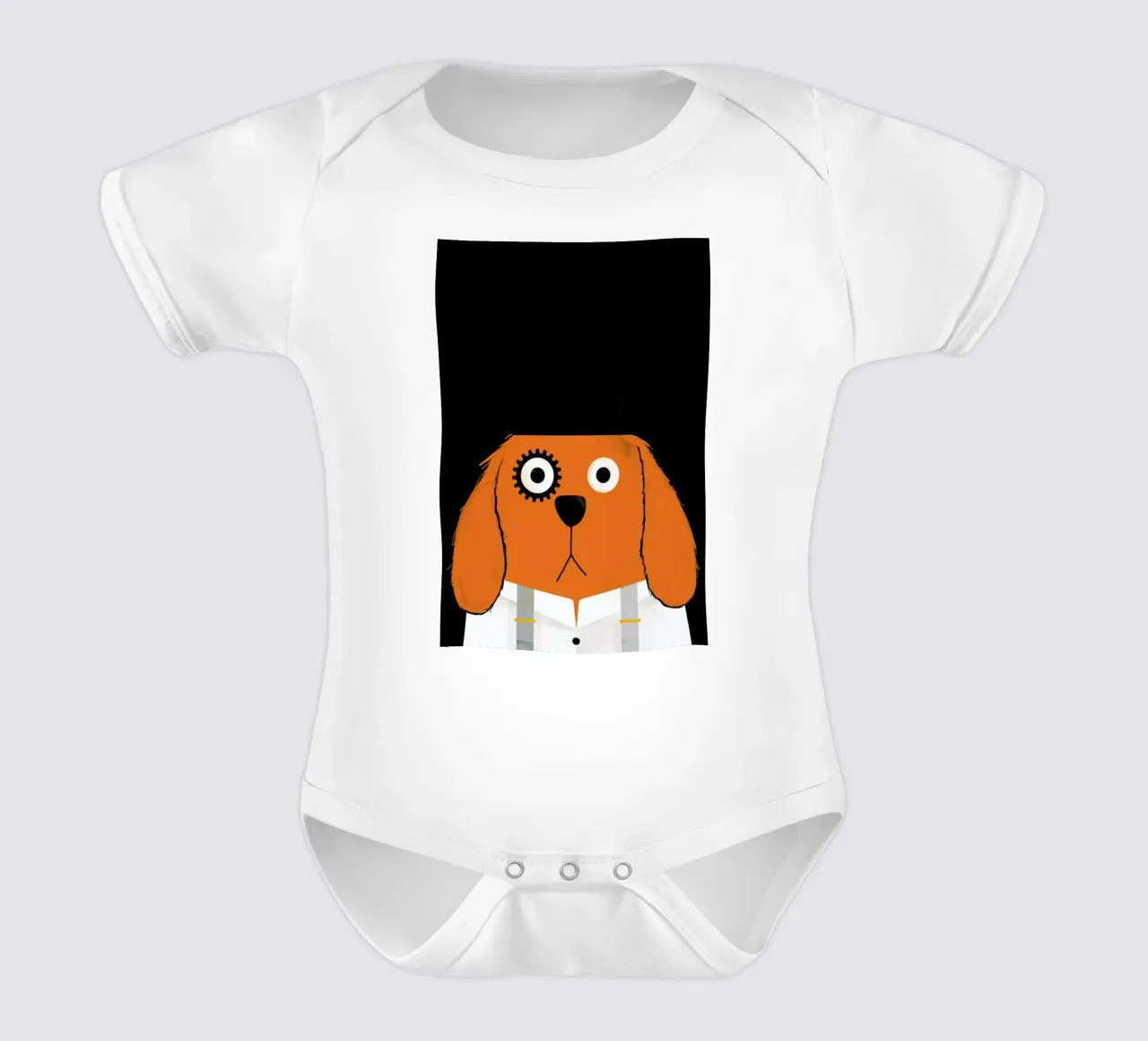 Dog Clockwork body neonato maniche corte da Doozal