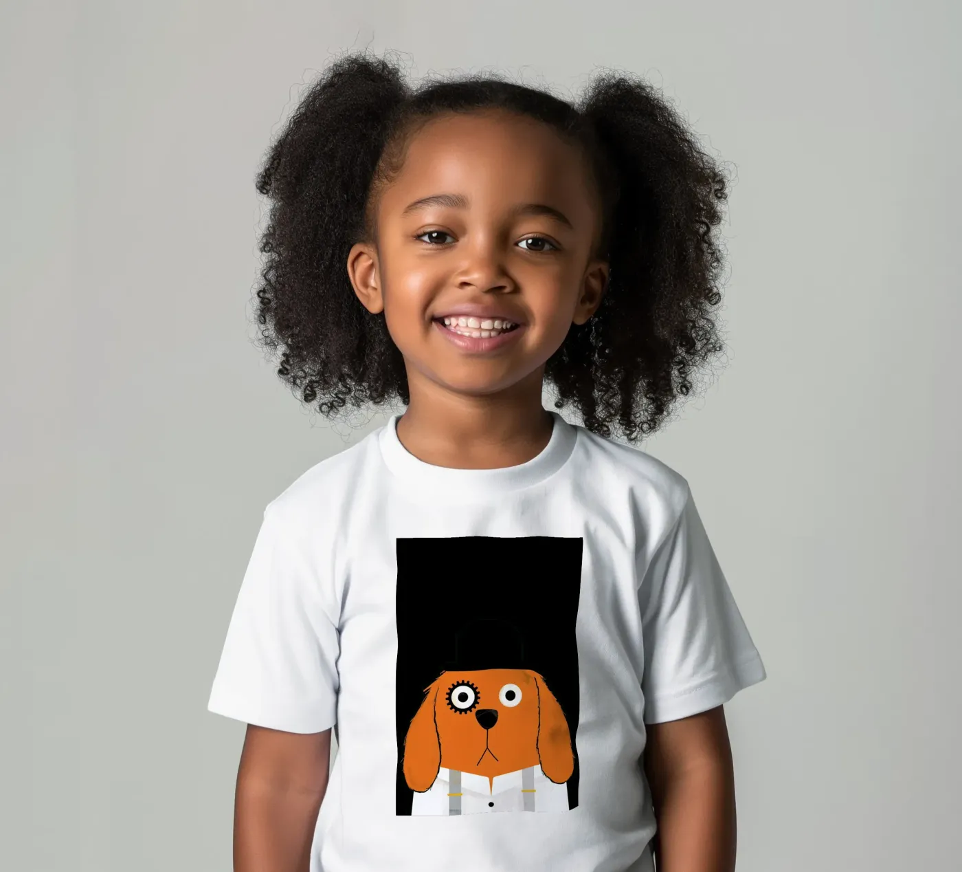 Dog Clockwork t-shirt bambini da Doozal
