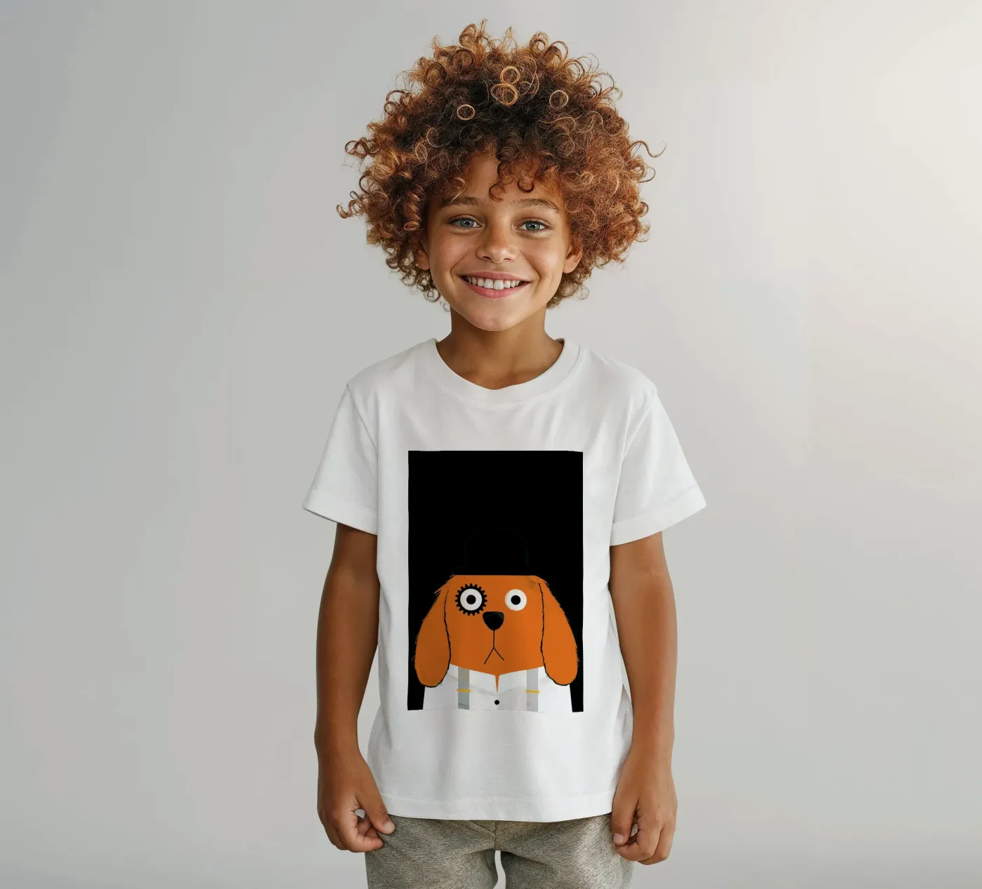 Dog Clockwork t-shirt bambini da Doozal