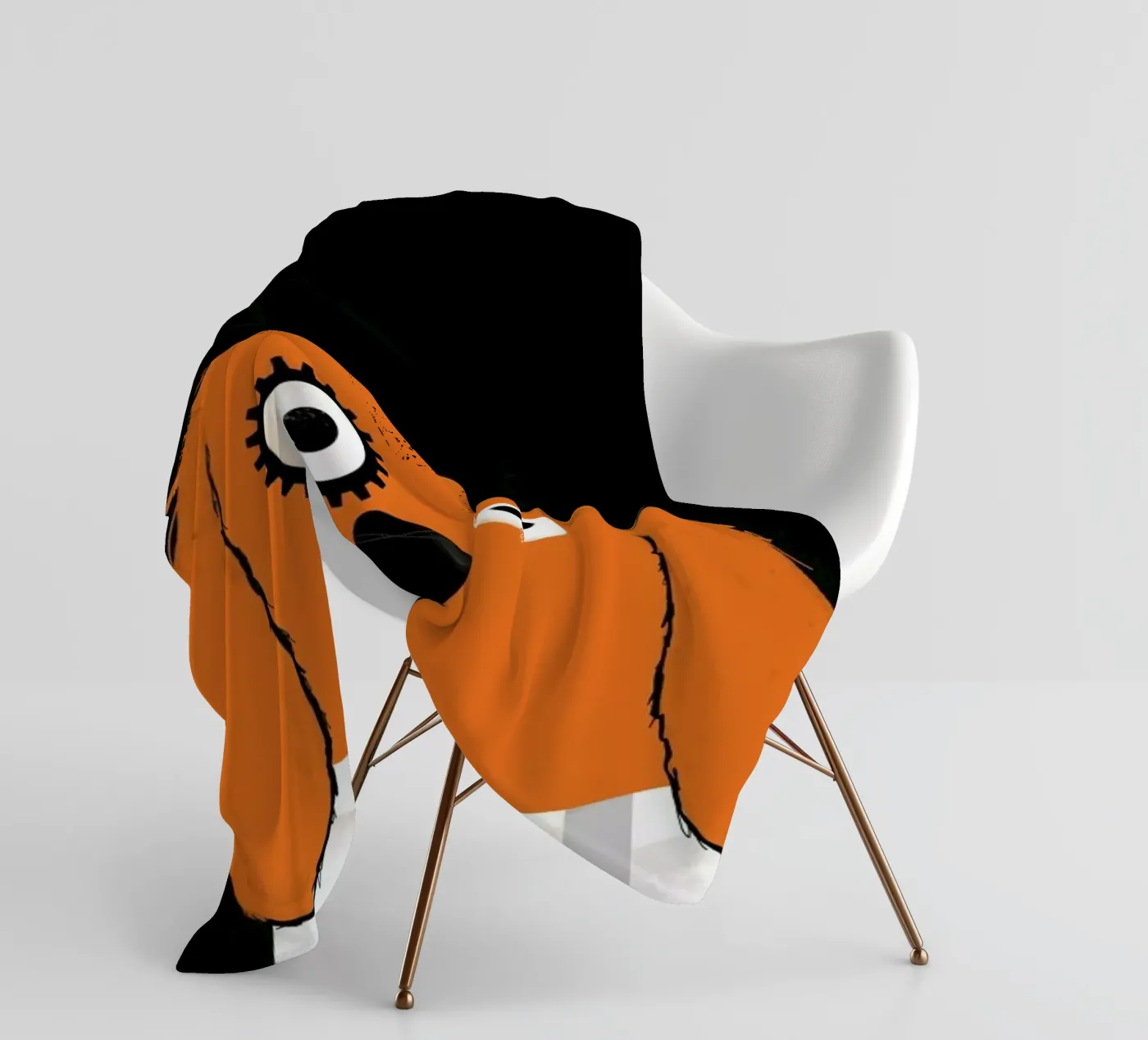 Dog Clockwork coperta in pile da Doozal