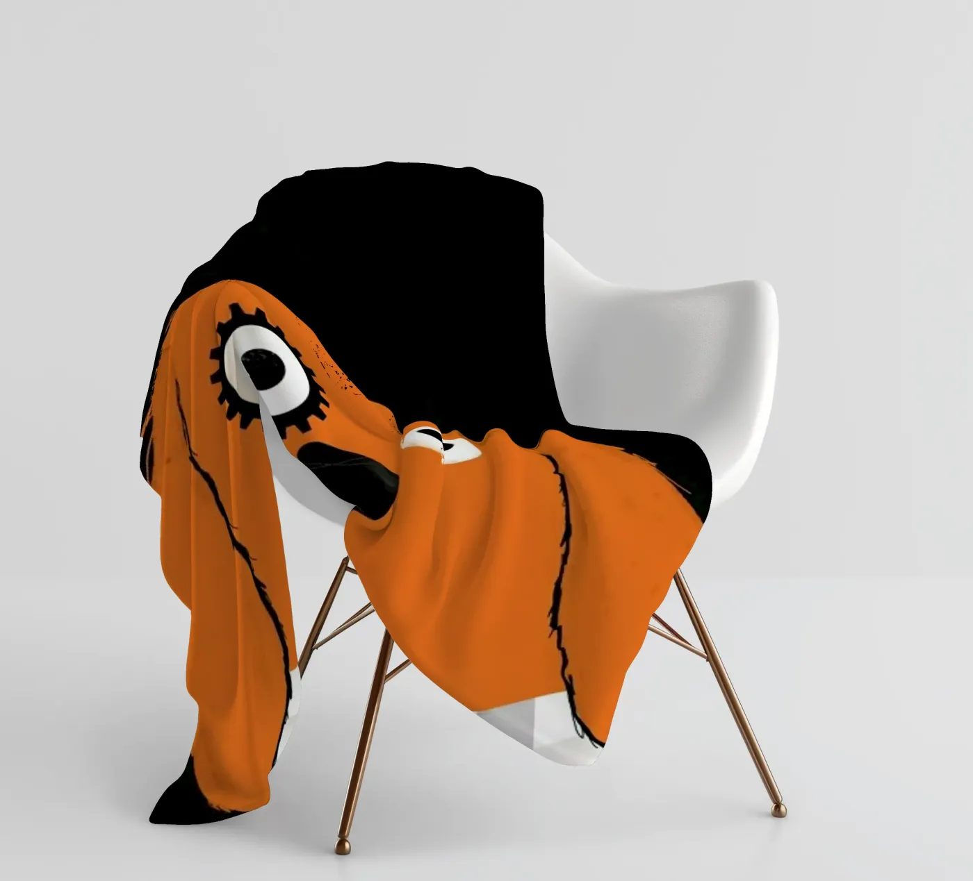 Dog Clockwork coperta in pile da Doozal