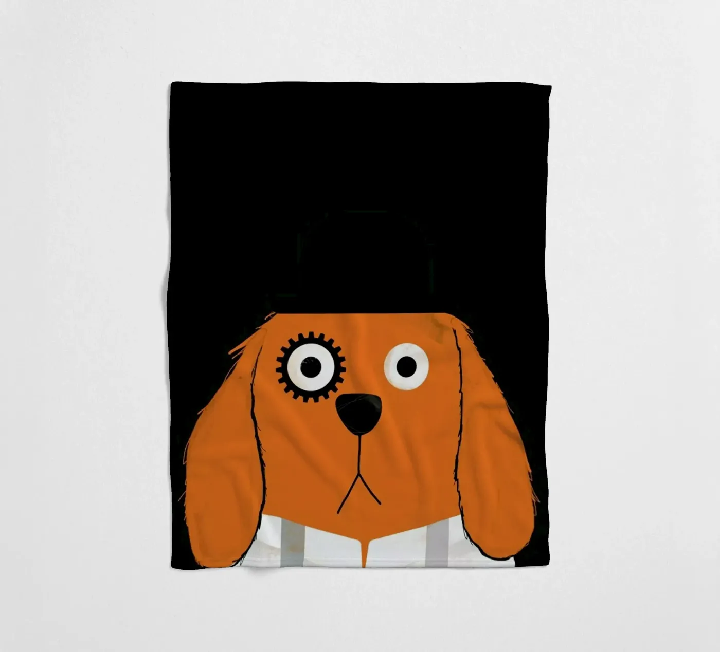 Dog Clockwork coperta in pile da Doozal
