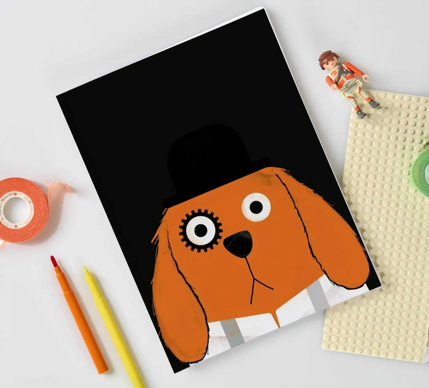 Dog Clockwork notebook by Doozal