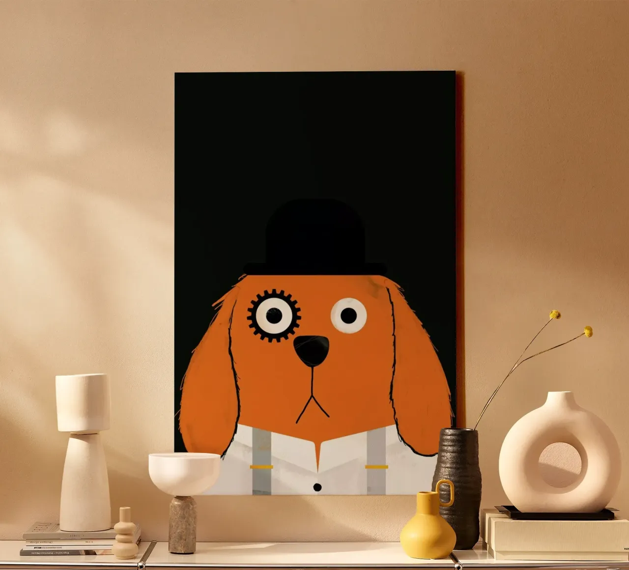 Dog Clockwork tela da Doozal