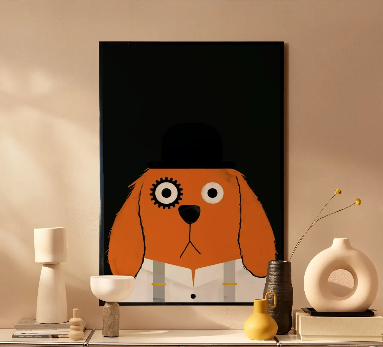 Dog Clockwork poster van Doozal