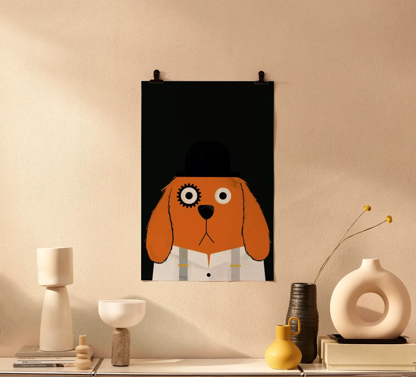 Dog Clockwork poster de Doozal