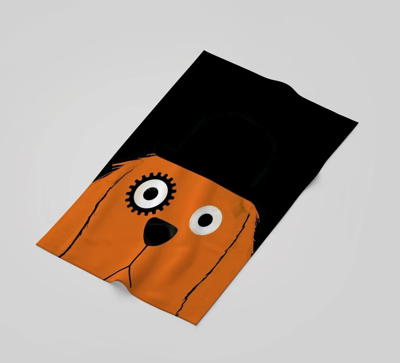 Dog Clockwork beach towel by Doozal