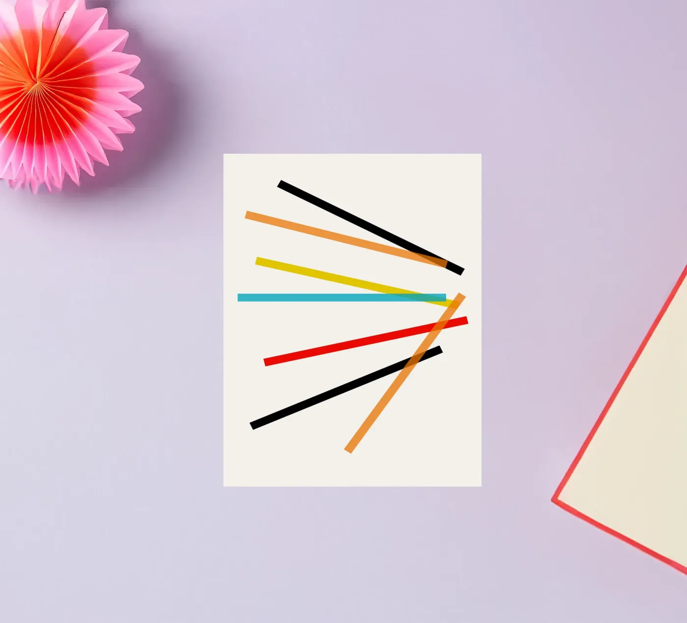 Scatter sticker van Rose Beck Art