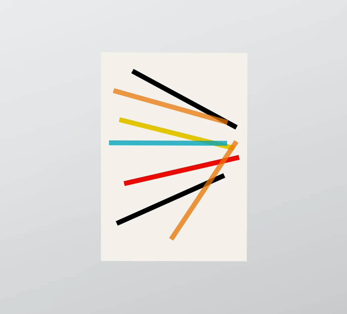 Scatter sticker van Rose Beck Art