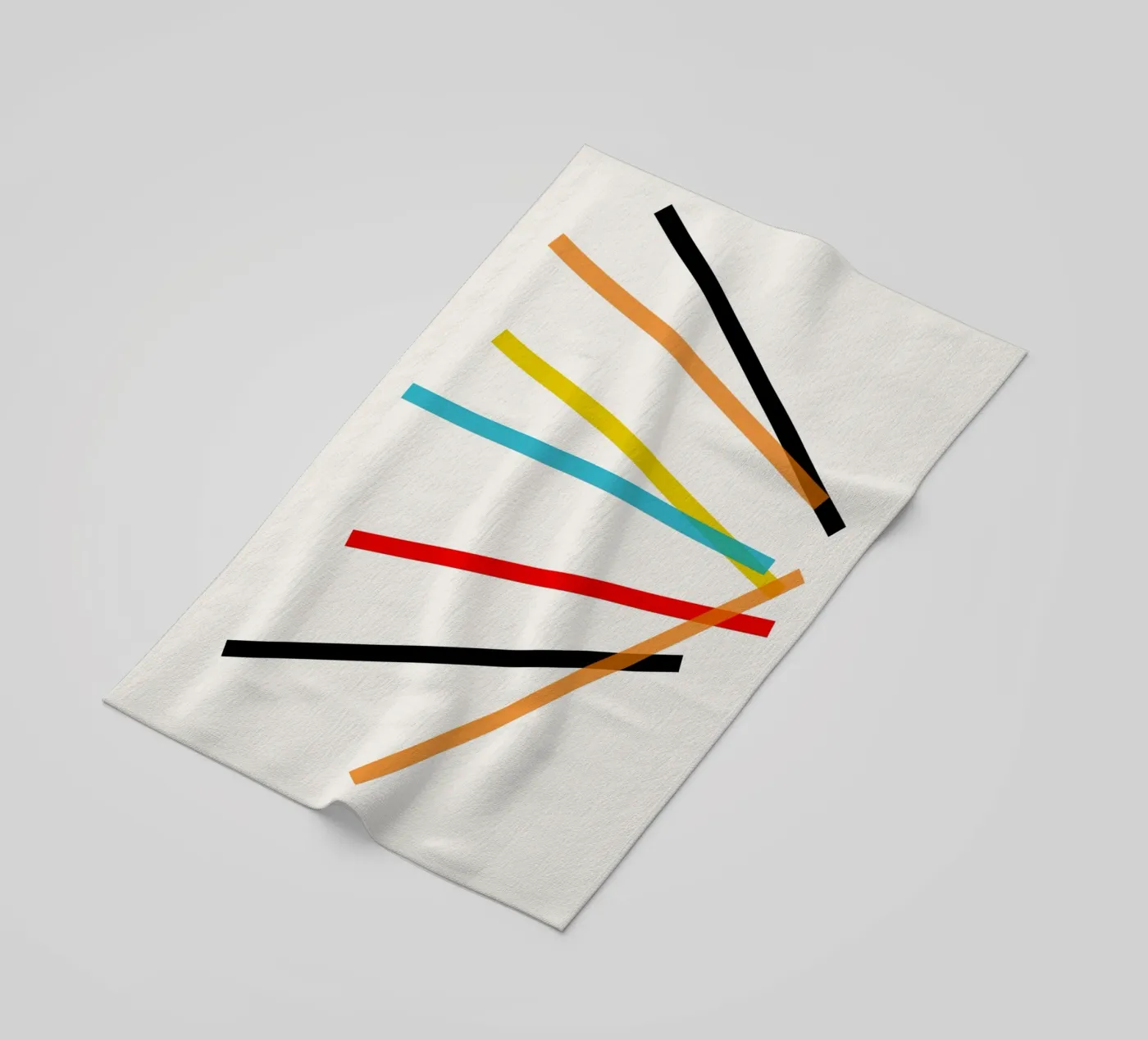 Scatter beach towel by Rose Beck Art