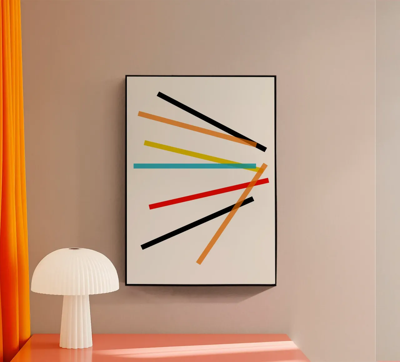 Scatter acrylic glass by Rose Beck Art