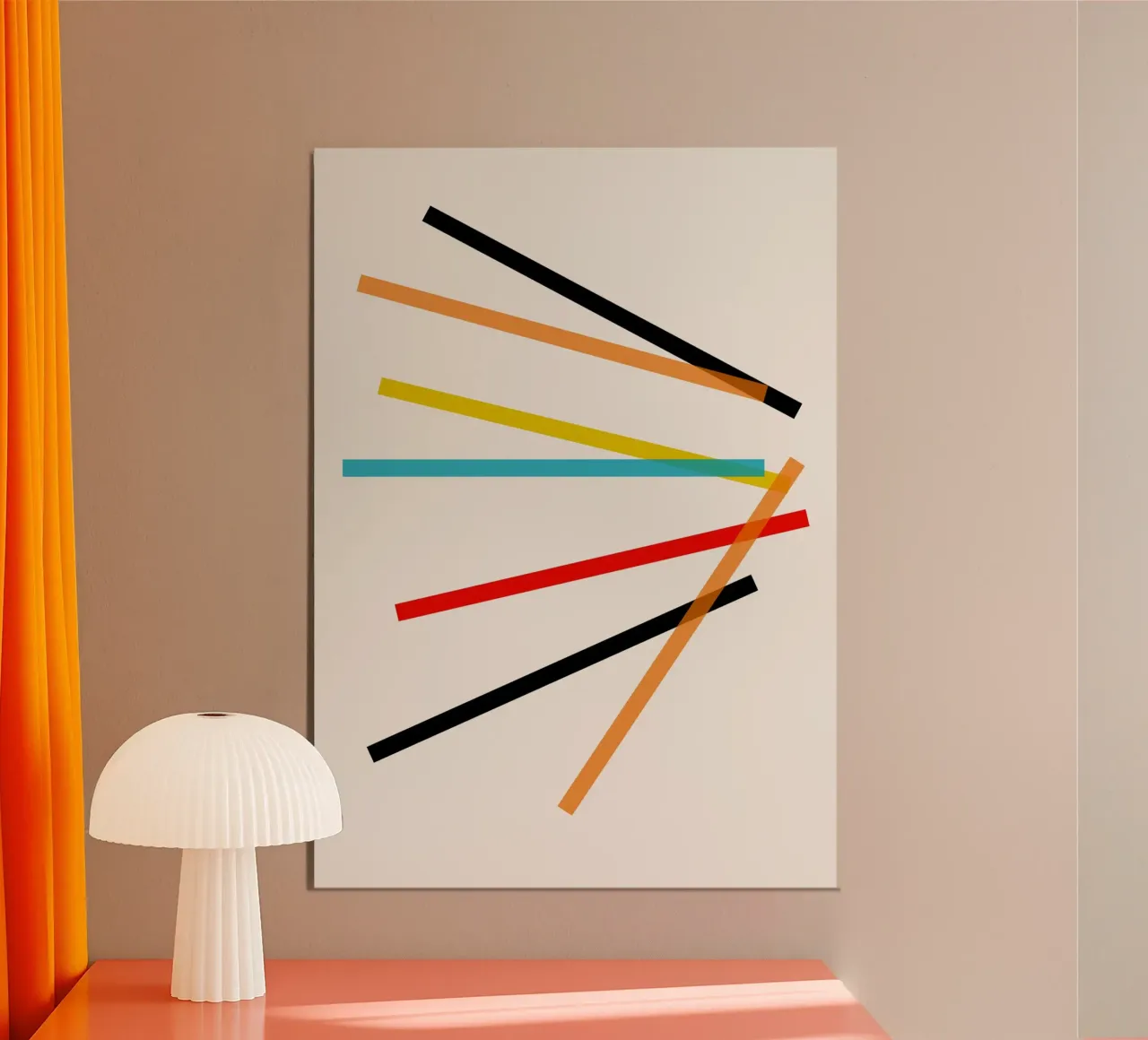 Scatter alluminio dibond da Rose Beck Art