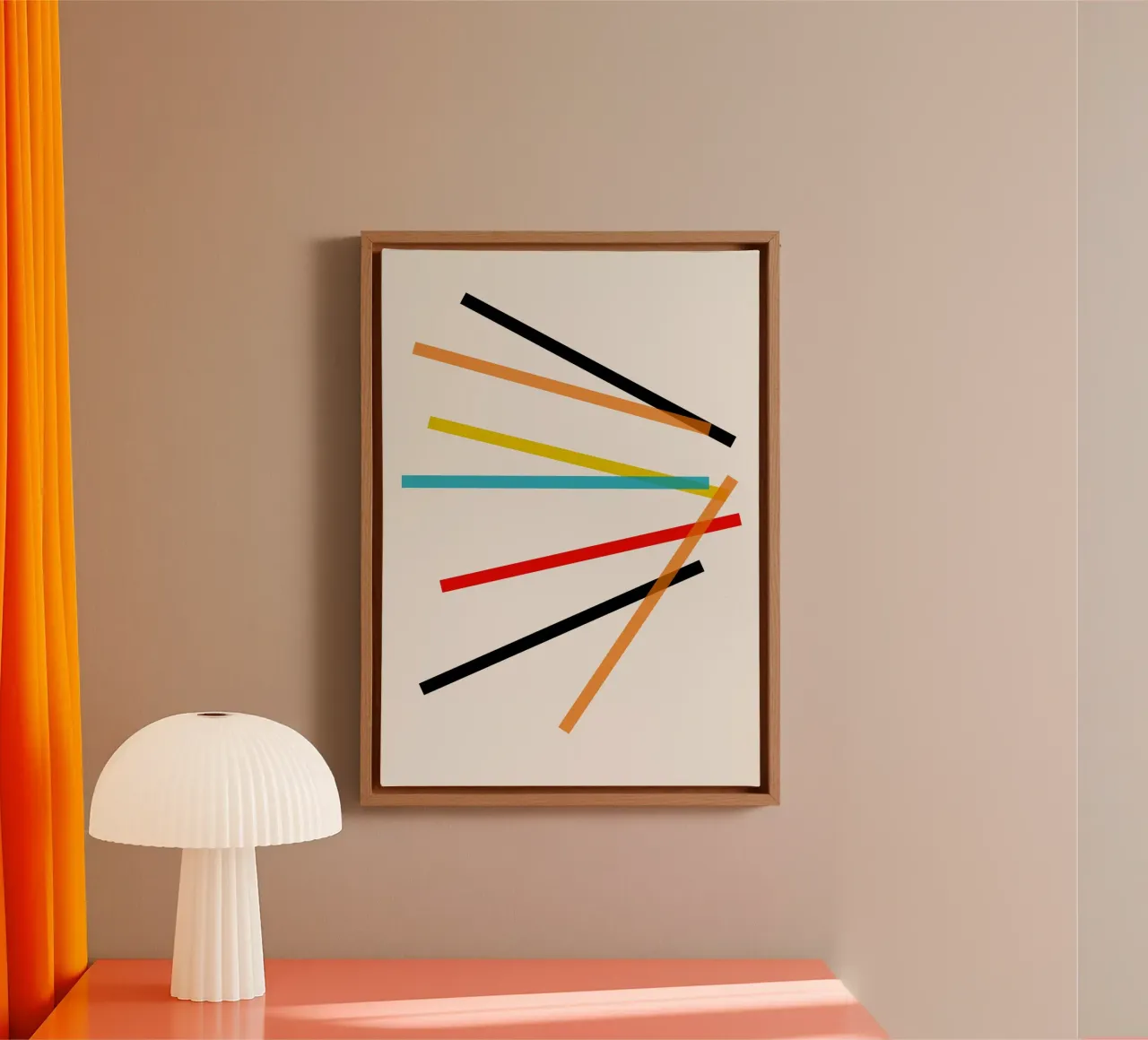 Strooi canvas van Rose Beck Art