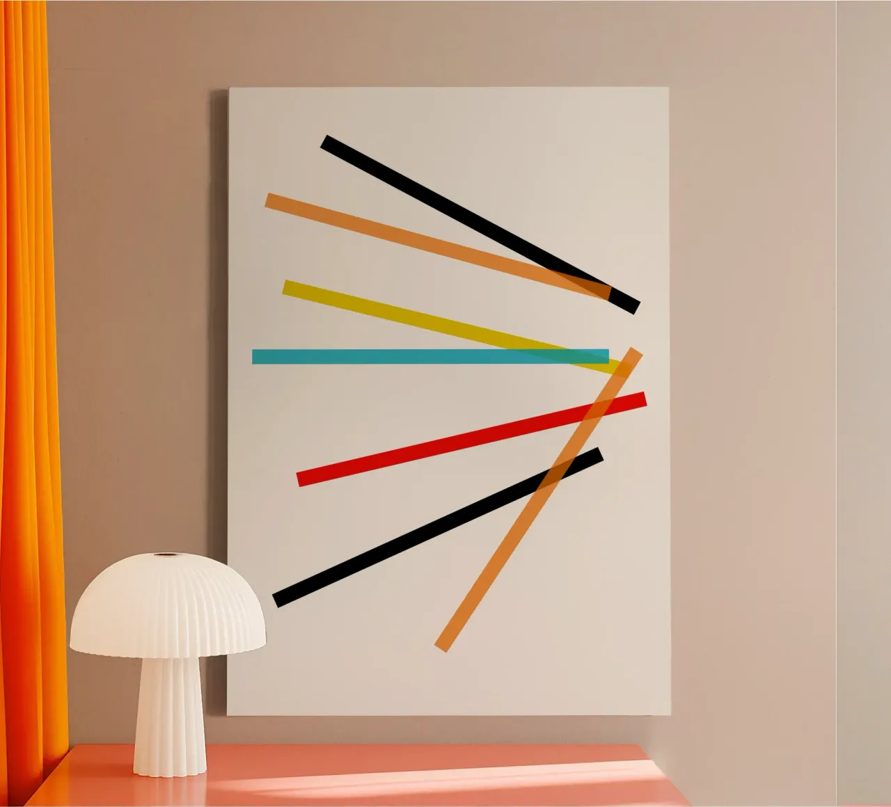 Strooi canvas van Rose Beck Art