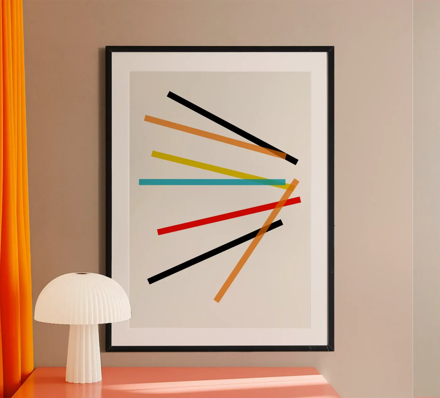 Streuung Poster von Rose Beck Art