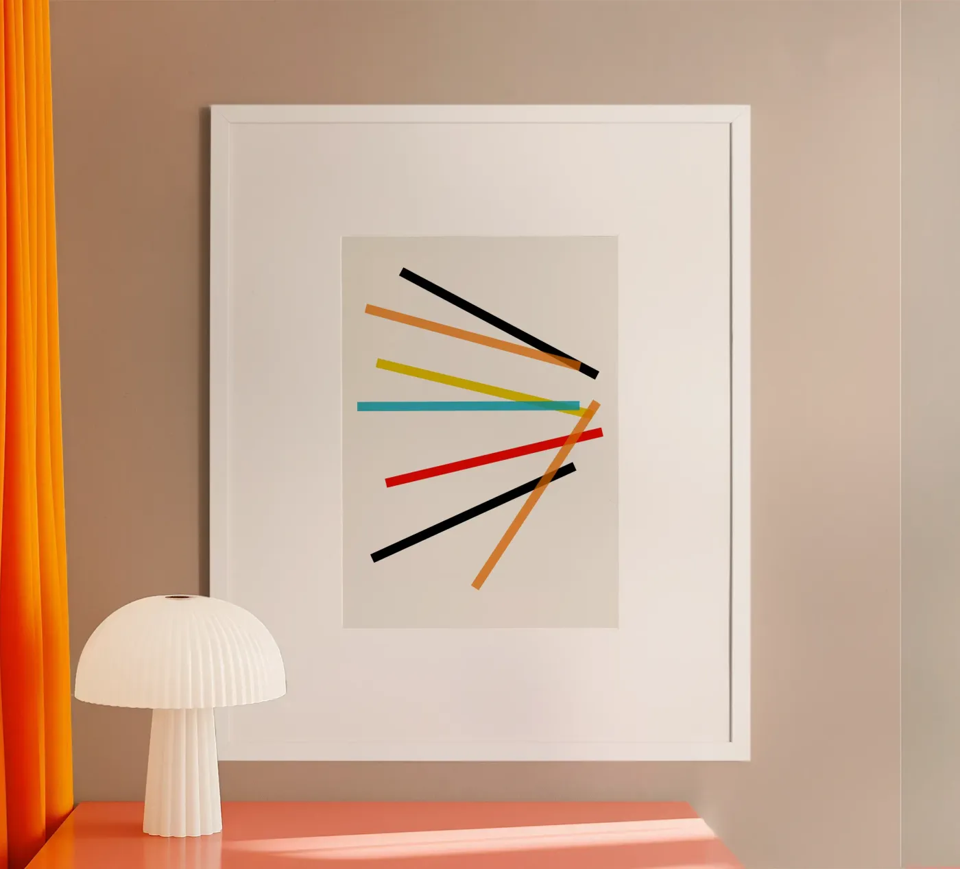 Streuung Poster von Rose Beck Art