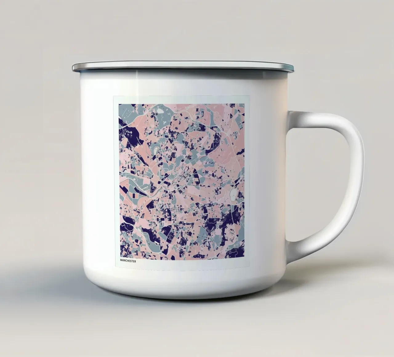 Manchester III tazza in smalto da The Cartography Collection
