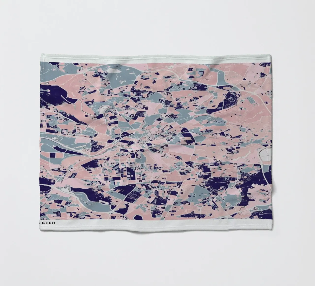 Manchester III coperta in pile da The Cartography Collection