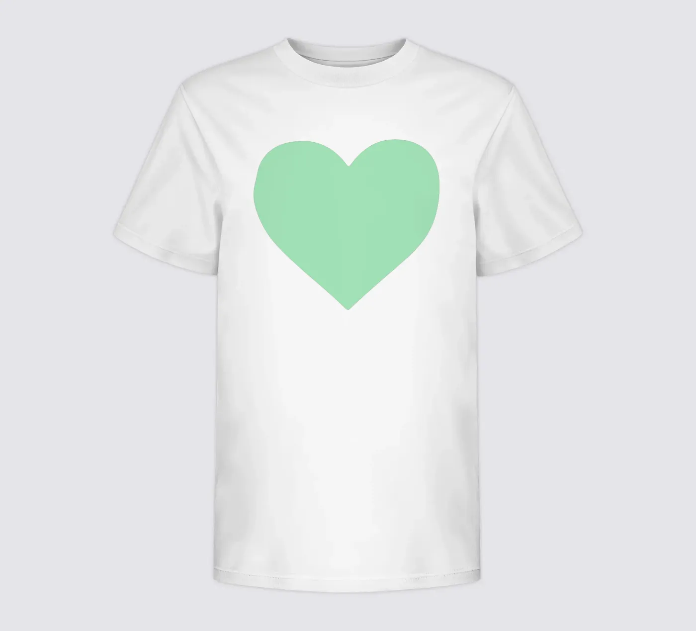Cuore di menta t-shirt bambini da Rose Beck Art