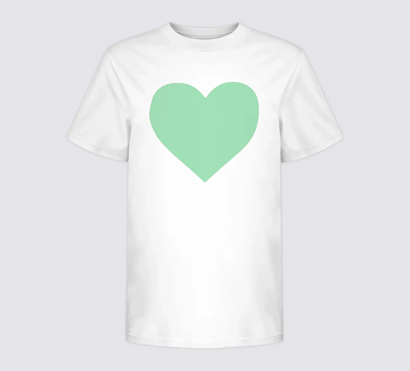 Cuore di menta t-shirt bambini da Rose Beck Art