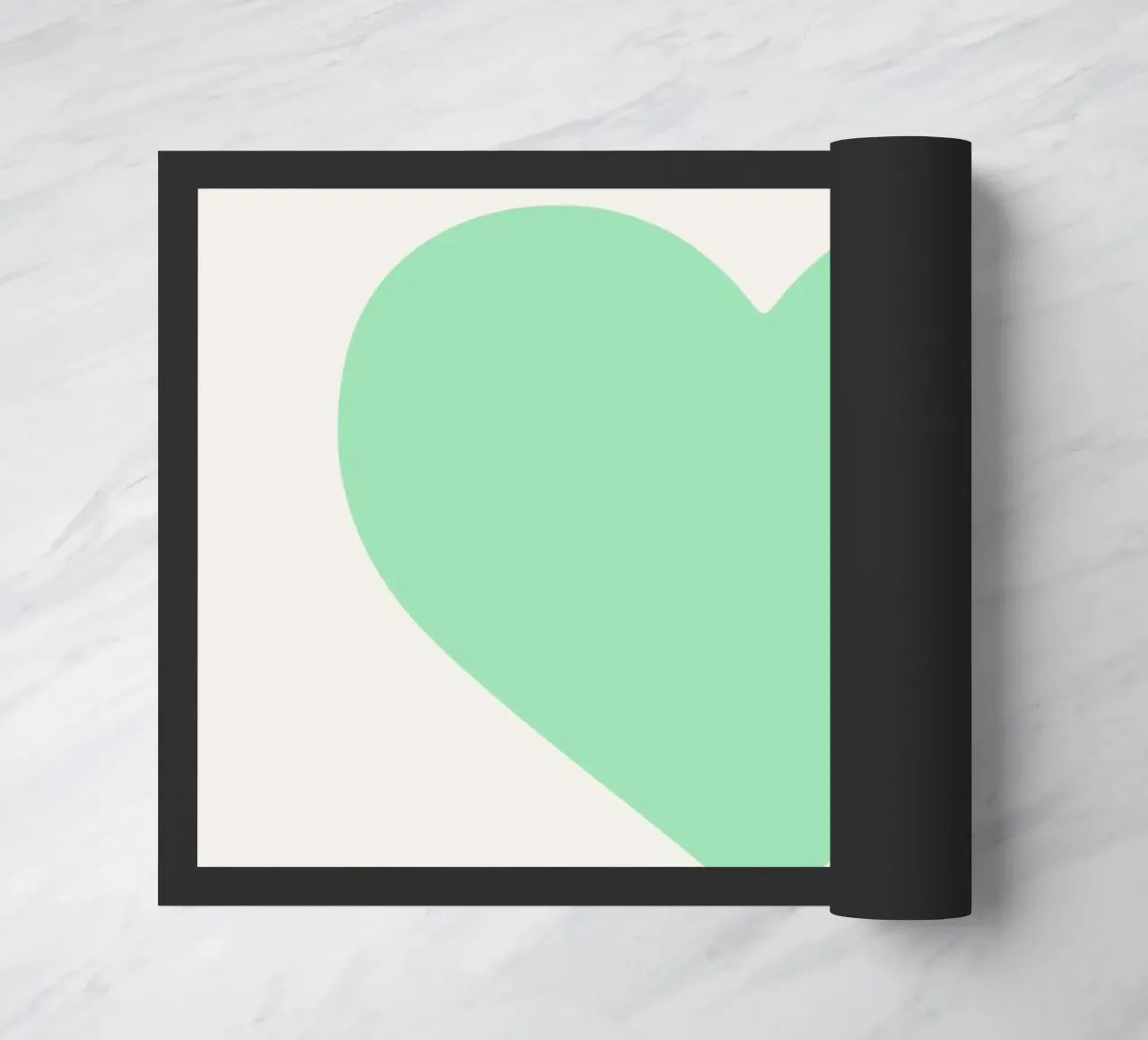 Cuore di menta zerbino da Rose Beck Art