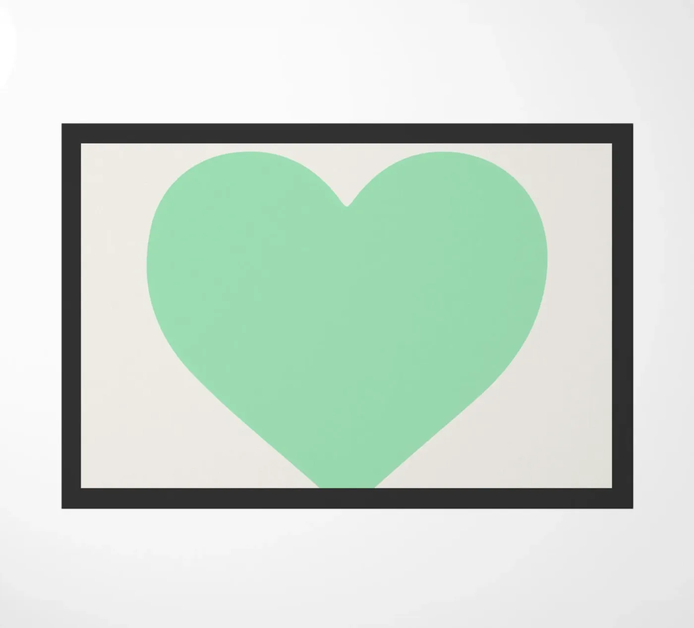 Cuore di menta zerbino da Rose Beck Art
