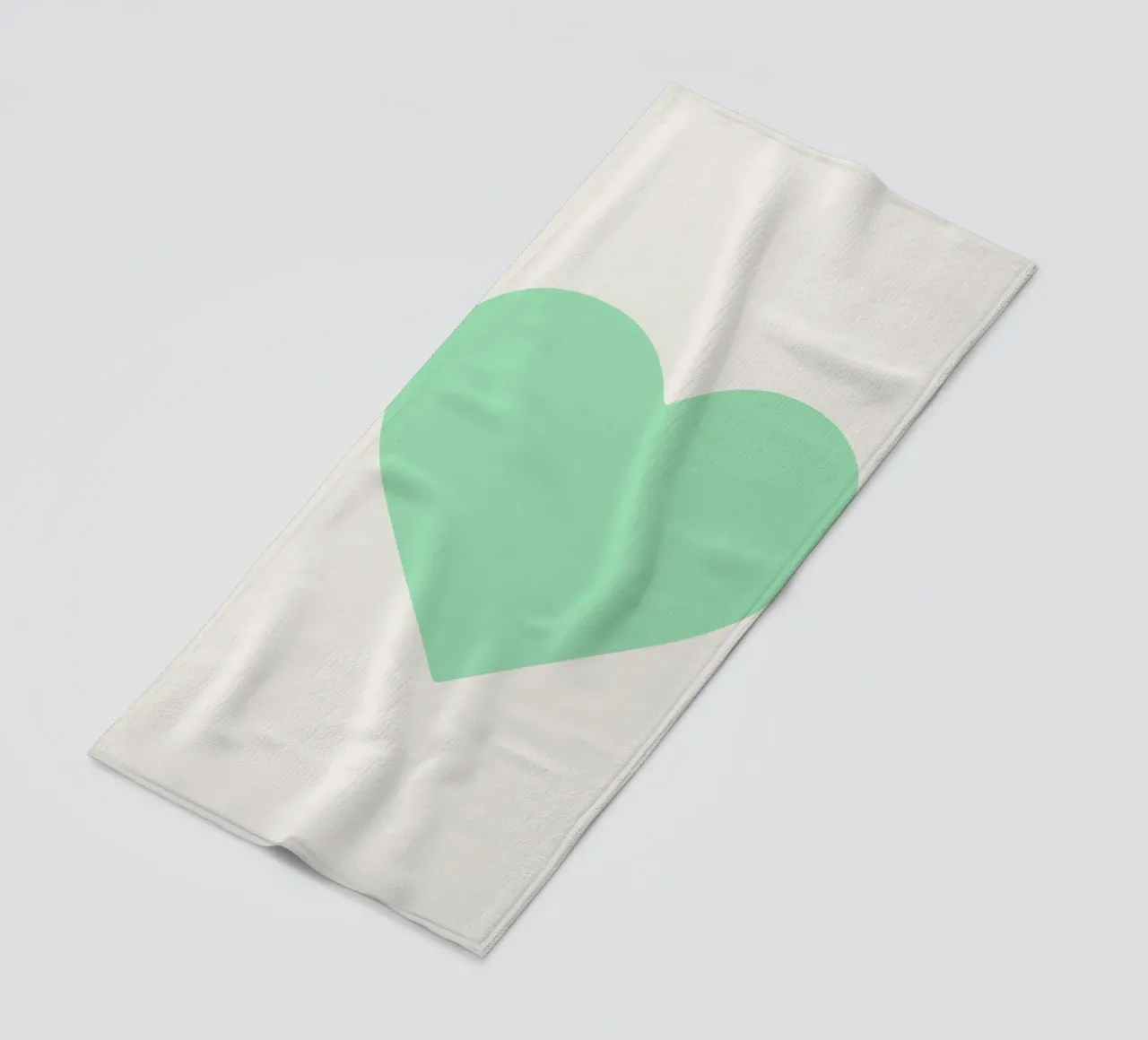 Cuore di menta telo mare da Rose Beck Art