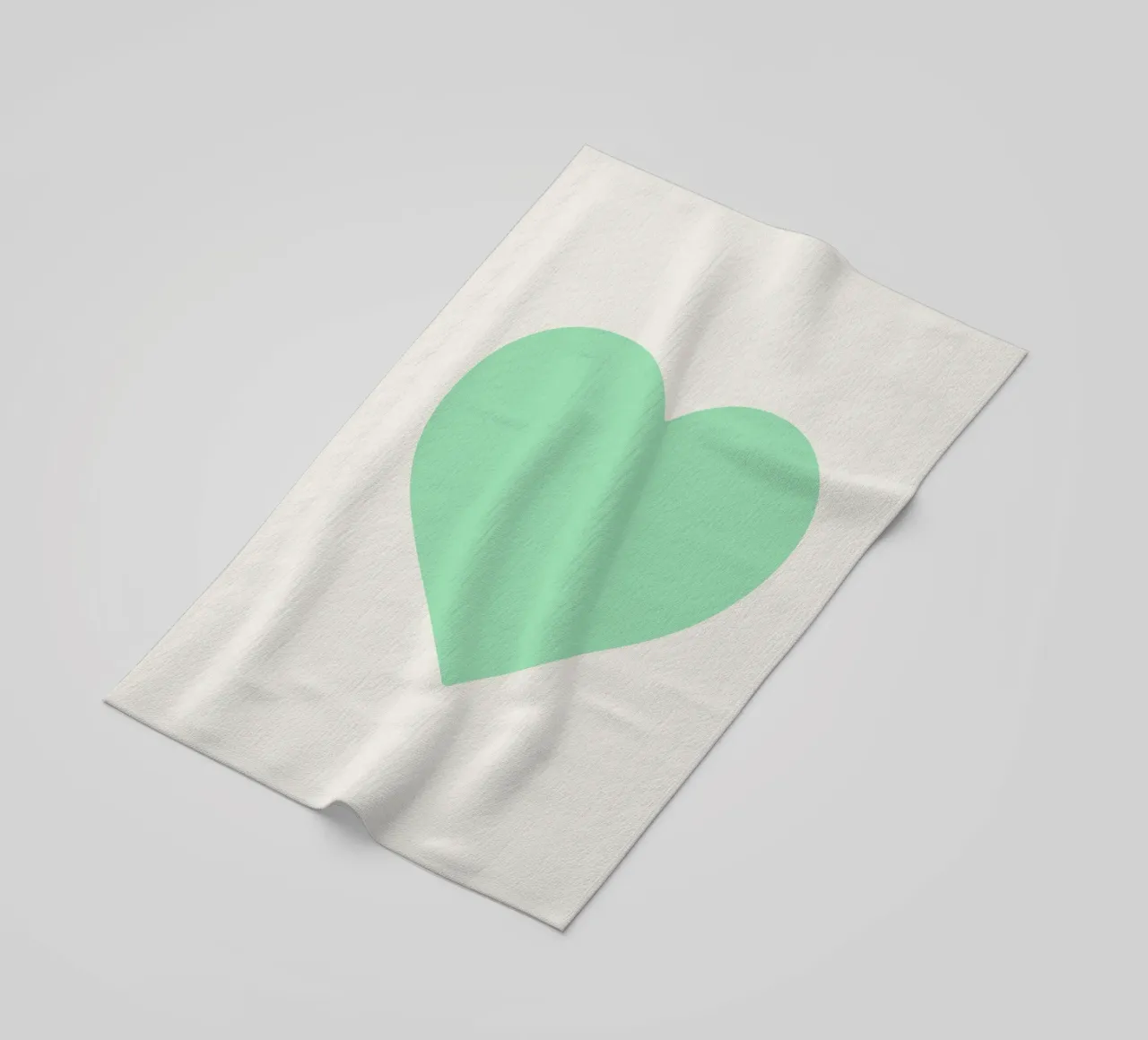 Cuore di menta telo mare da Rose Beck Art