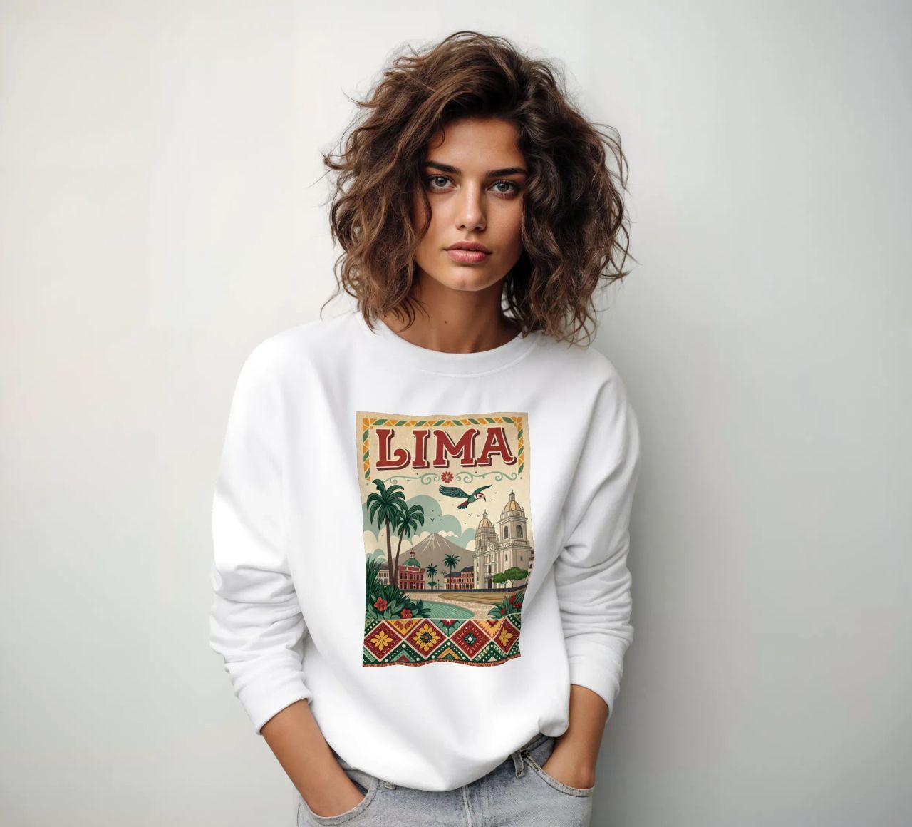Cartel Lima vintage sudadera de ARTVI-SHOP